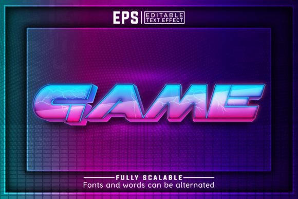 Create Dynamic Game 3D -Editable Text Effect