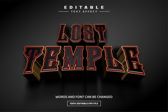 Game 3D Editable Text Effect for Dynamic Designs
