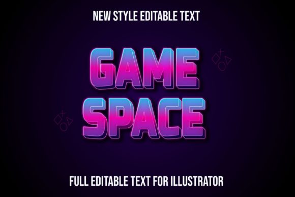 Game Space-text Effect