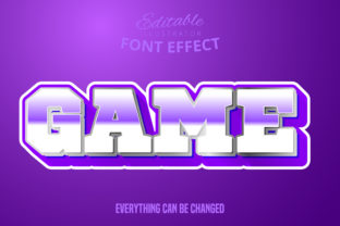 Game Text, Editable Text Style for Dynamic Designs