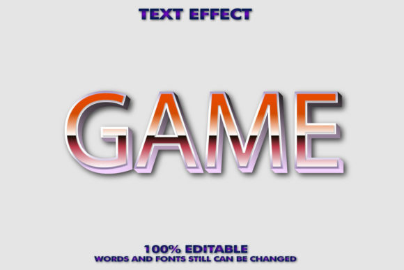 Modern Game Text Effect: Creative Fonts for Professional Design