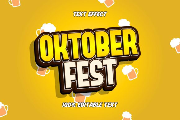 Oktoberfest Game Style Text Effect