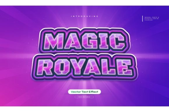 Vibrant Game Text Style for Dynamic Designs